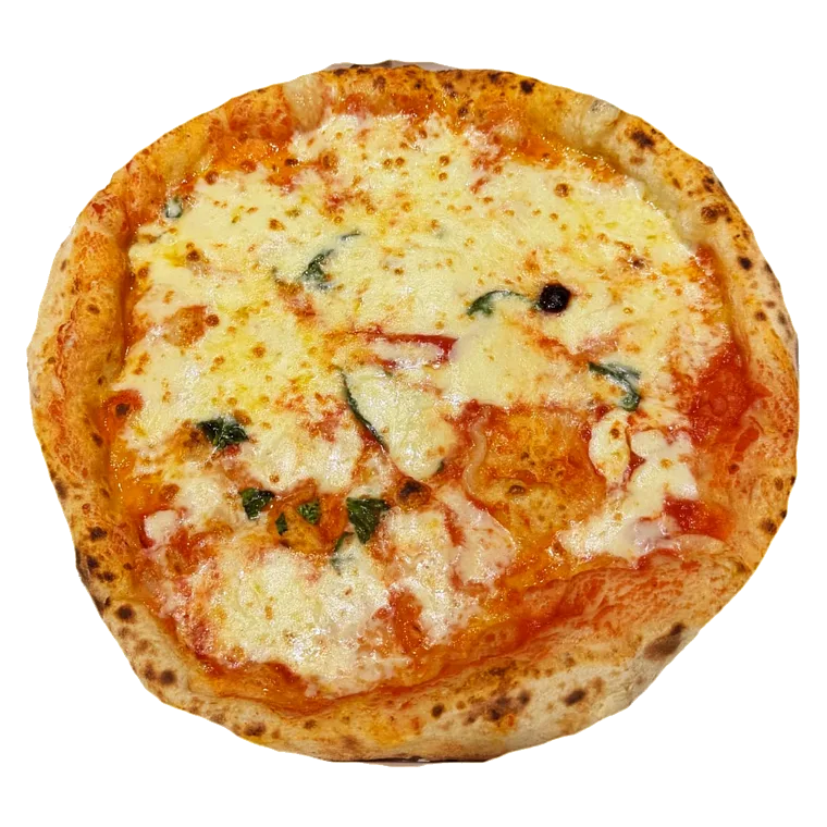 Pizza Margherita — San Marzano, mozzarella fior di latte, basilic